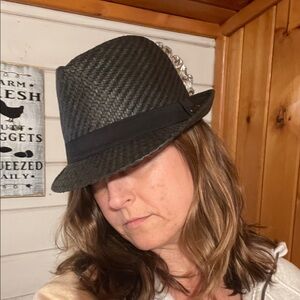 Stylish Black Fedora Hat